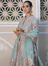 Singhar By Qalamkar Wedding Formals Embroidered Raw Silk 3 Piece Unstitched Suit QLM24SW RF-05 NEVA